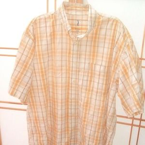 Tommy Hill Mens XL Plaid button up Golf Shirt